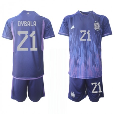 Goedkope Argentinië Paulo Dybala 21 Kids Uittenue World Cup 2022 Goedkope Argentinië Paulo Dybala 21 Kids Uittenue World Cup 2022